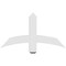 Ekena Millwork Bellingham Architectural Grade PVC Gable Bracket, 36"W x 19 1/2"H x 4"D x 4"F, 13/12 Pitch GBP036X20X0404BEL00 - alternate 2